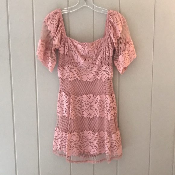 Free People Be My Baby Lace Mini Dress - Picture 4 of 11
